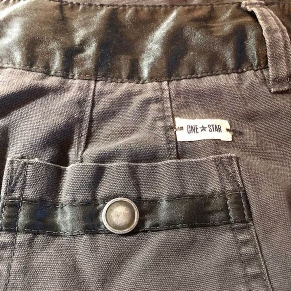 Converse One Star Gray Cotton Skirt Sz. 6 - Picture 3 of 4